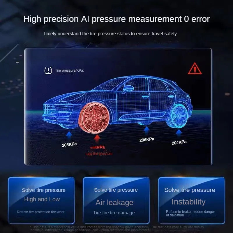 Wireless Air Pump: Portable Car Tire Inflator