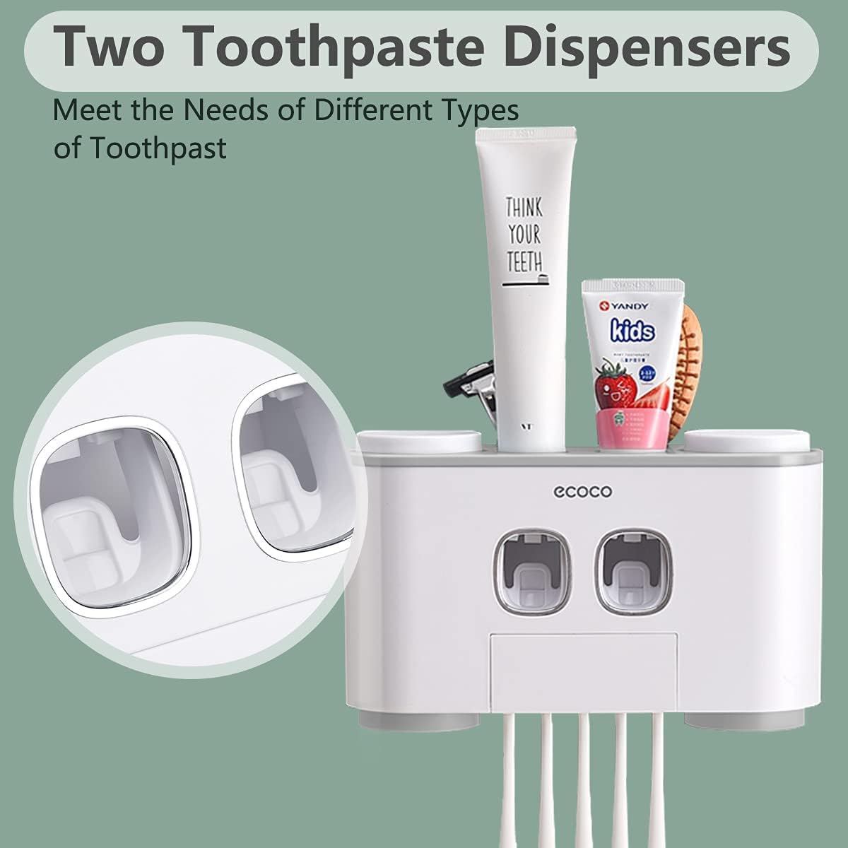 ecoco Toothpaste Dispenser and Holder - Wasina