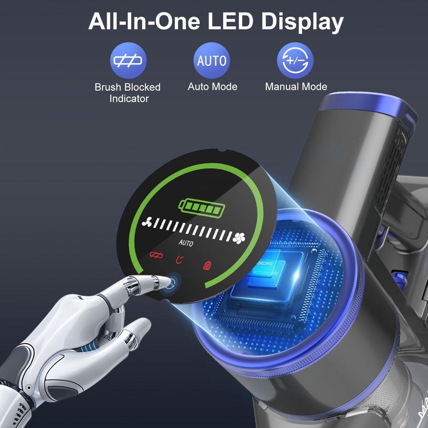 VAKYOU Cordless Vacuum Cleaner - Wasina