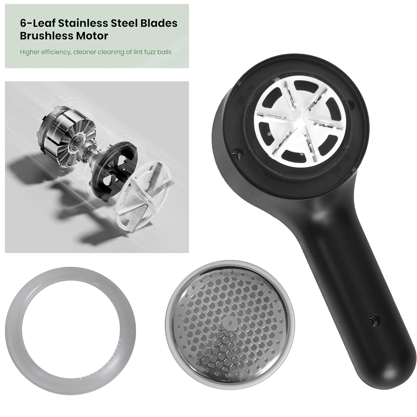 MDHL MD-370 Lint Remover | Rechargeable Fabric Shaver