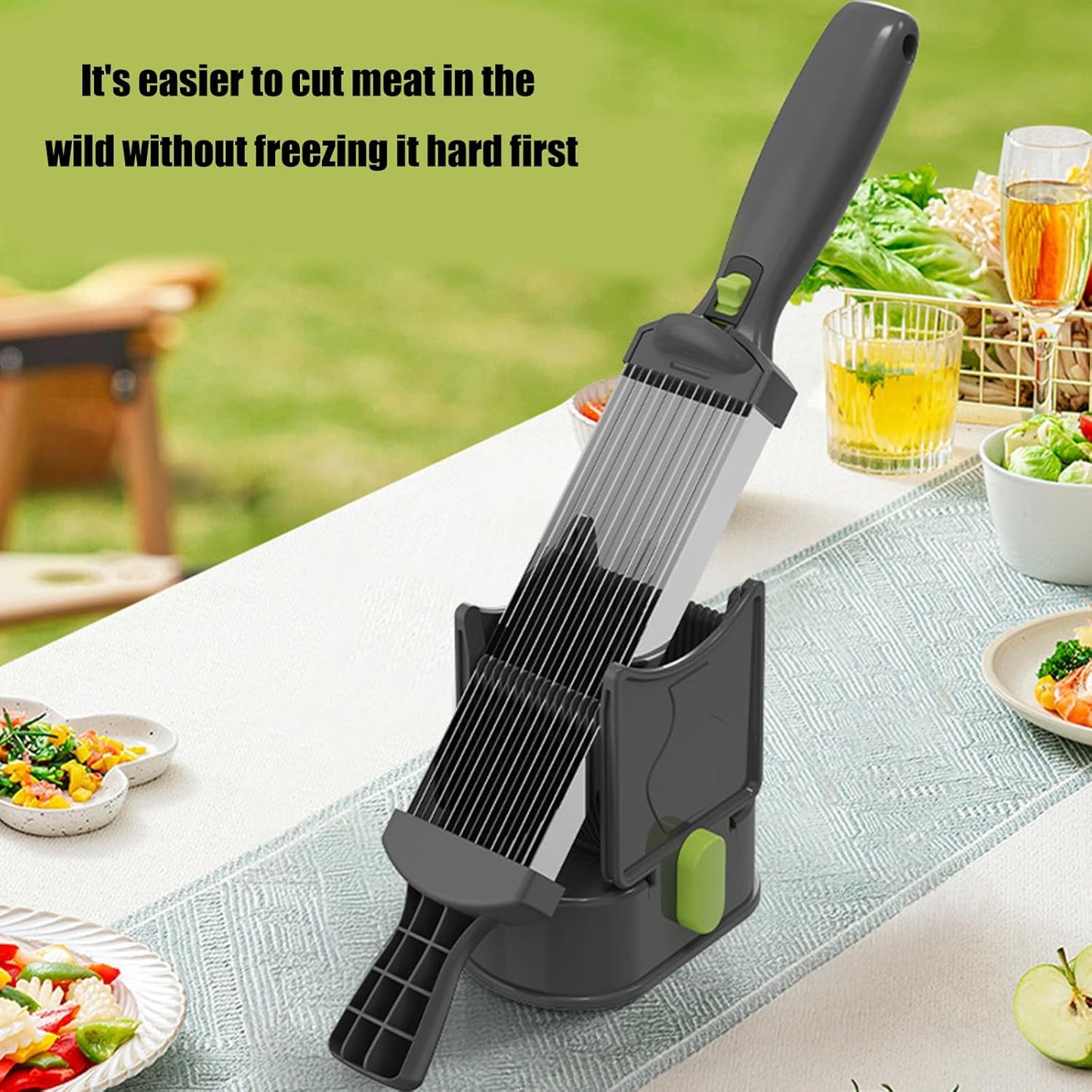 Meat Slicer - Versatile Handheld Meat Cutter for Quick and Easy Slicing of Beef - Wasina