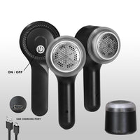 MDHL MD-370 Lint Remover | Rechargeable Fabric Shaver