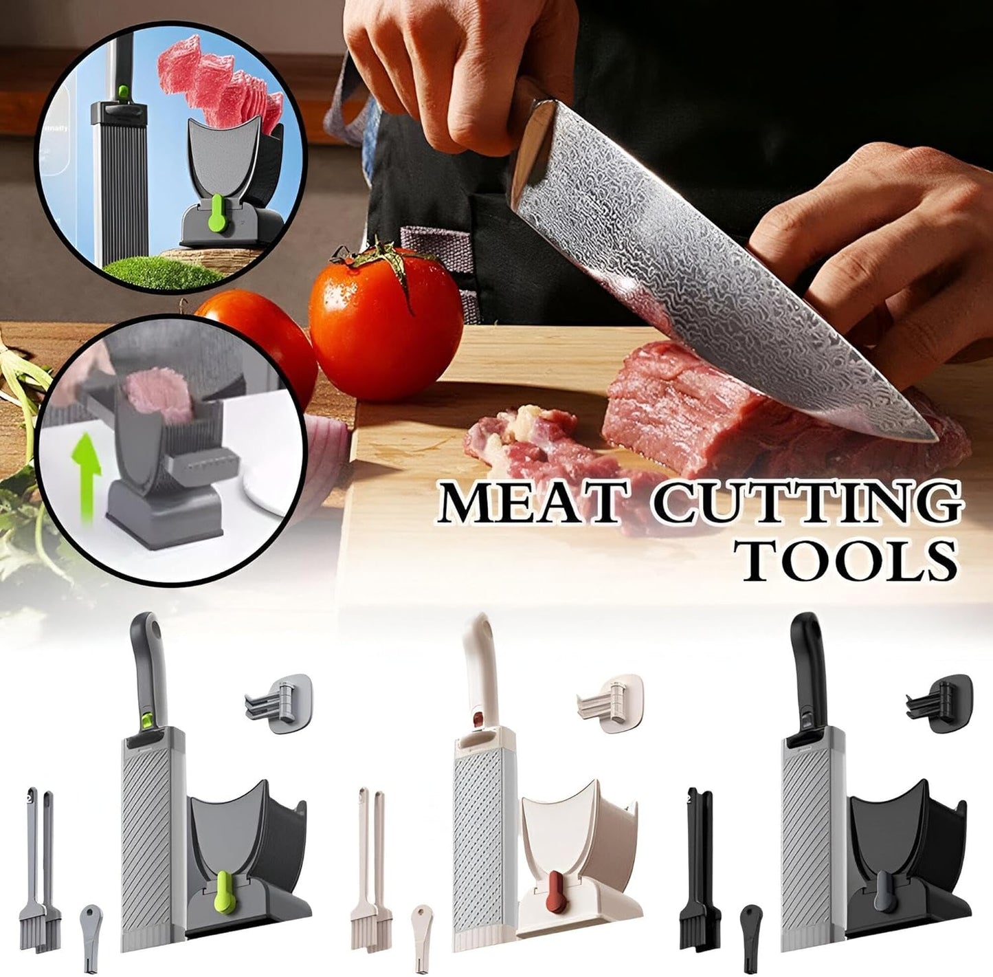 Meat Slicer - Versatile Handheld Meat Cutter for Quick and Easy Slicing of Beef - Wasina