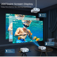 F2 Mini Portable Projector - Full HD 1080p Home Theater