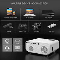 F2 Mini Portable Projector - Full HD 1080p Home Theater