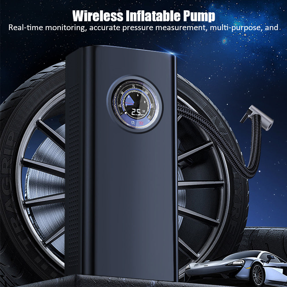 Wireless Air Pump: Portable Car Tire Inflator